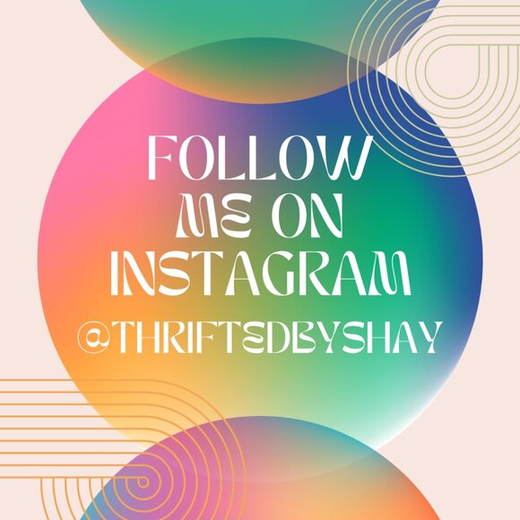 Follow me on Instagram! @thriftedbyshay - Picture 1 of 1